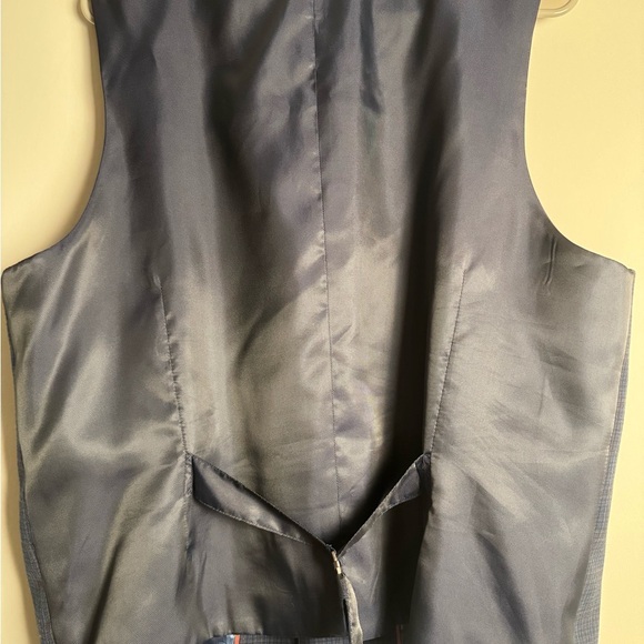 Perry Ellis size XL navy vest with lots of character and elegant style - Picture 7 of 7